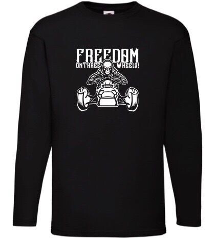 Langarm T-Shirt  -   Pun-Skull - Herren