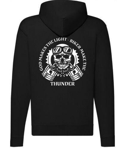 Sweatshirt Jacke - God makes the light - Herren
