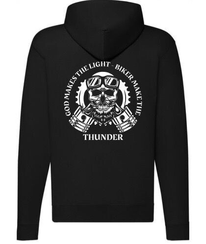 Sweatshirt Jacke -  God makes the light - Herren