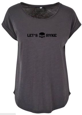 T-Shirt - LET'S RYKE I - Dark Shadow - Damen