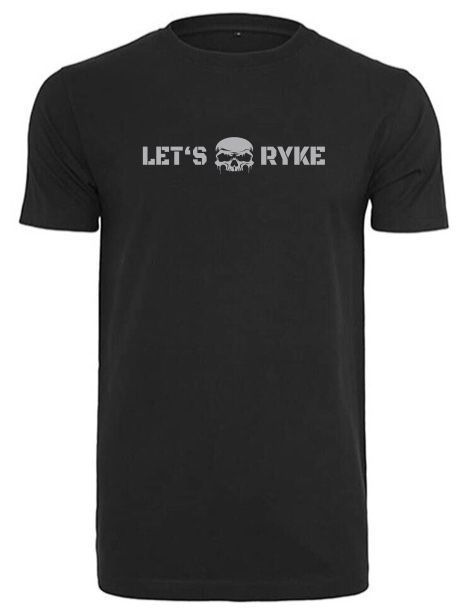 T-Shirt - LET'S RYKE I - black -Herren