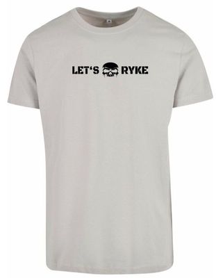 T-Shirt - LET'S RYKE I - Light Asphalt -Herren