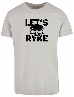 T-Shirt - LET'S RYKE II - Light Asphalt -Herren