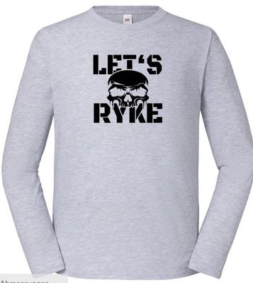 Longsleeve - LET'S RYKE II - grey - Herren