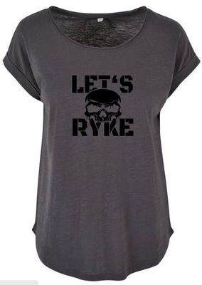 T-Shirt - LET'S RYKE II - Dark Shadow - Damen