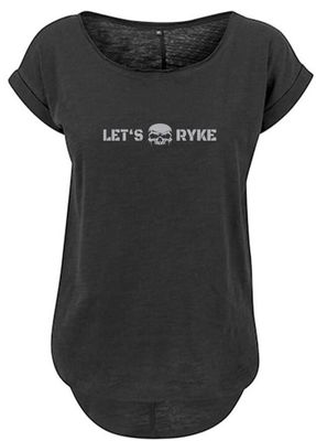 T-Shirt - LET'S RYKE I - black - Damen