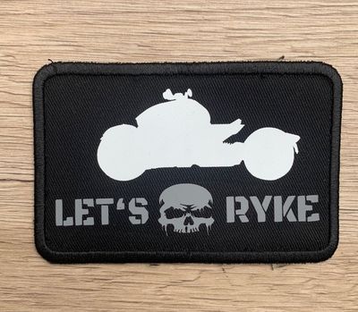 Patch - LET'S RYKE 100 x 65 mm