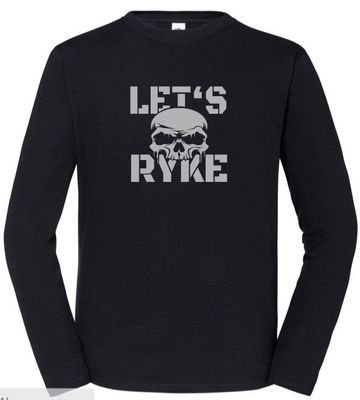 Longsleeve - LET'S RYKE II - Black - Herren