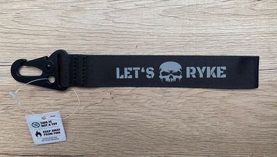 Key Clip - LET'S RYKE - schwarz