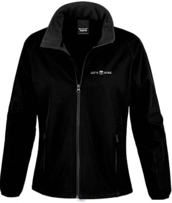 Softshell-Jacke - LET'S RYKE - schwarz - Damen