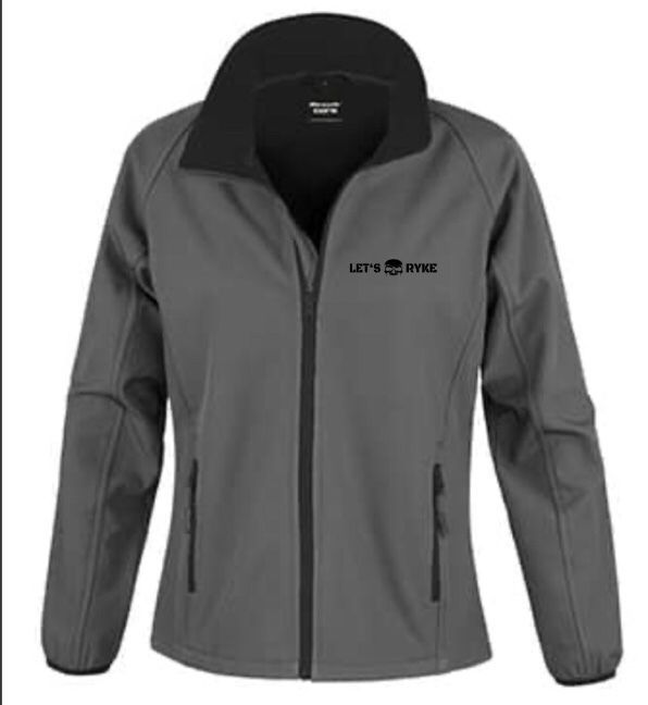 Softshell-Jacke - LET'S RYKE - grau - Damen