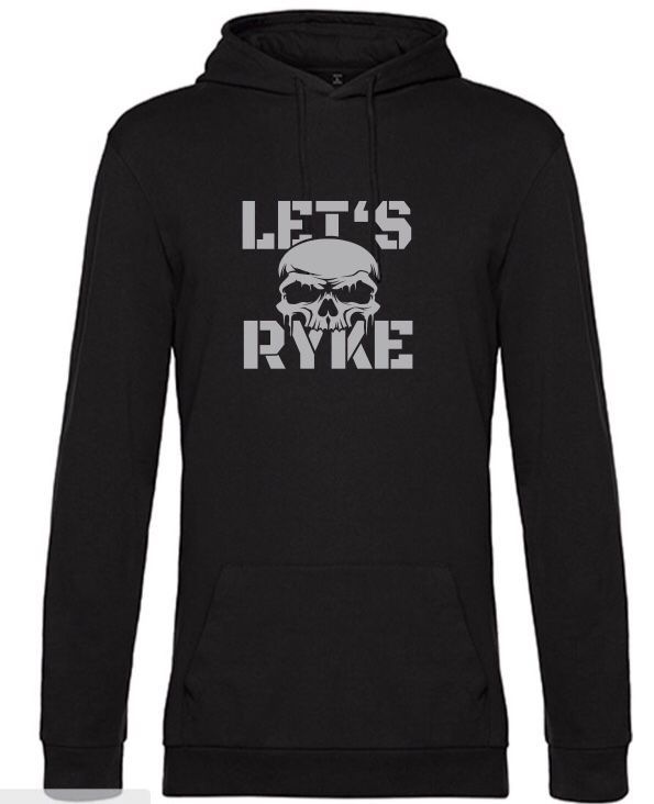 Hoodie - LET'S RYKE I - Black - Unisex - schwarz