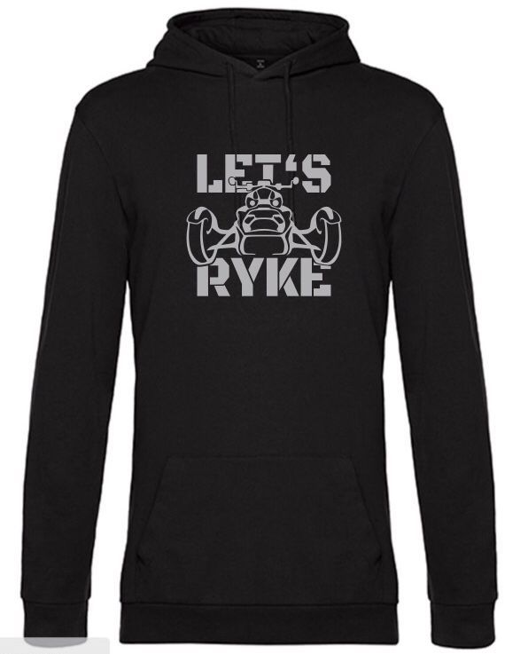 Hoodie  -   LET'S RYKE III - Unisex - schwarz