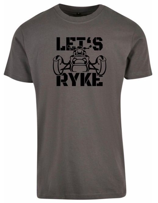 T-Shirt - LET'S RYKE IV - Dark Shadow -Herren