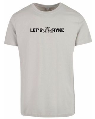 T-Shirt - LET'S RYKE III - Light Asphalt -Herren