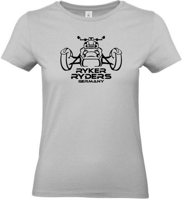 T-Shirt - RYKER RYDERS GERMANY - PacificGrey - Damen