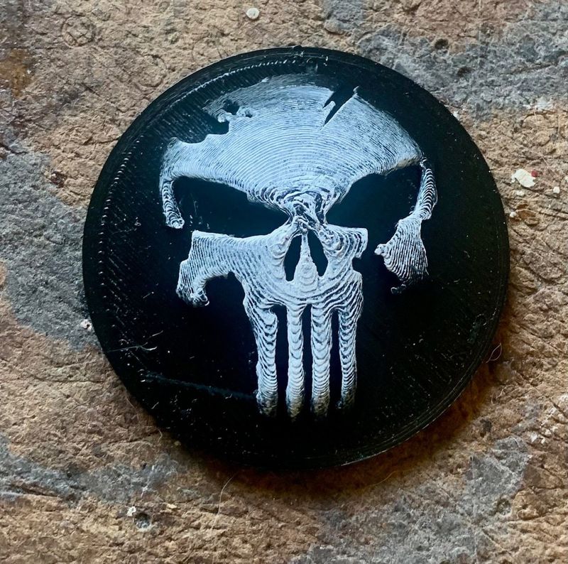 3D-Emblem für Motorhaube oder Heck - PUNISHER