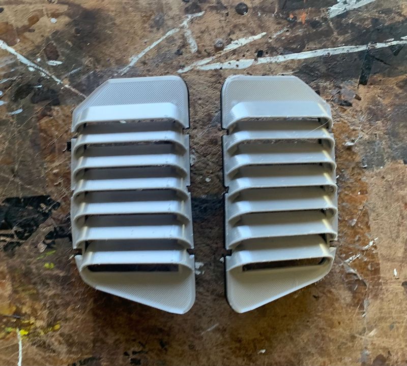 Air-Intake-Gitter-Lamellen-silber