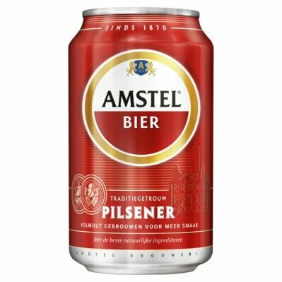 amstel bier blikje