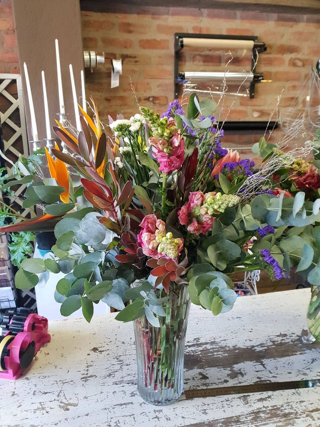 Flowers in a Vase (Seasonal flowers)