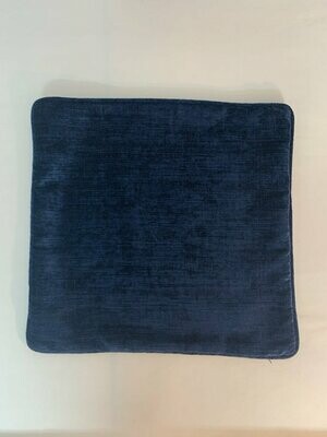 JAB Anstoetz Navy Chenille 45x45cm Cushion Covers (2 Available)