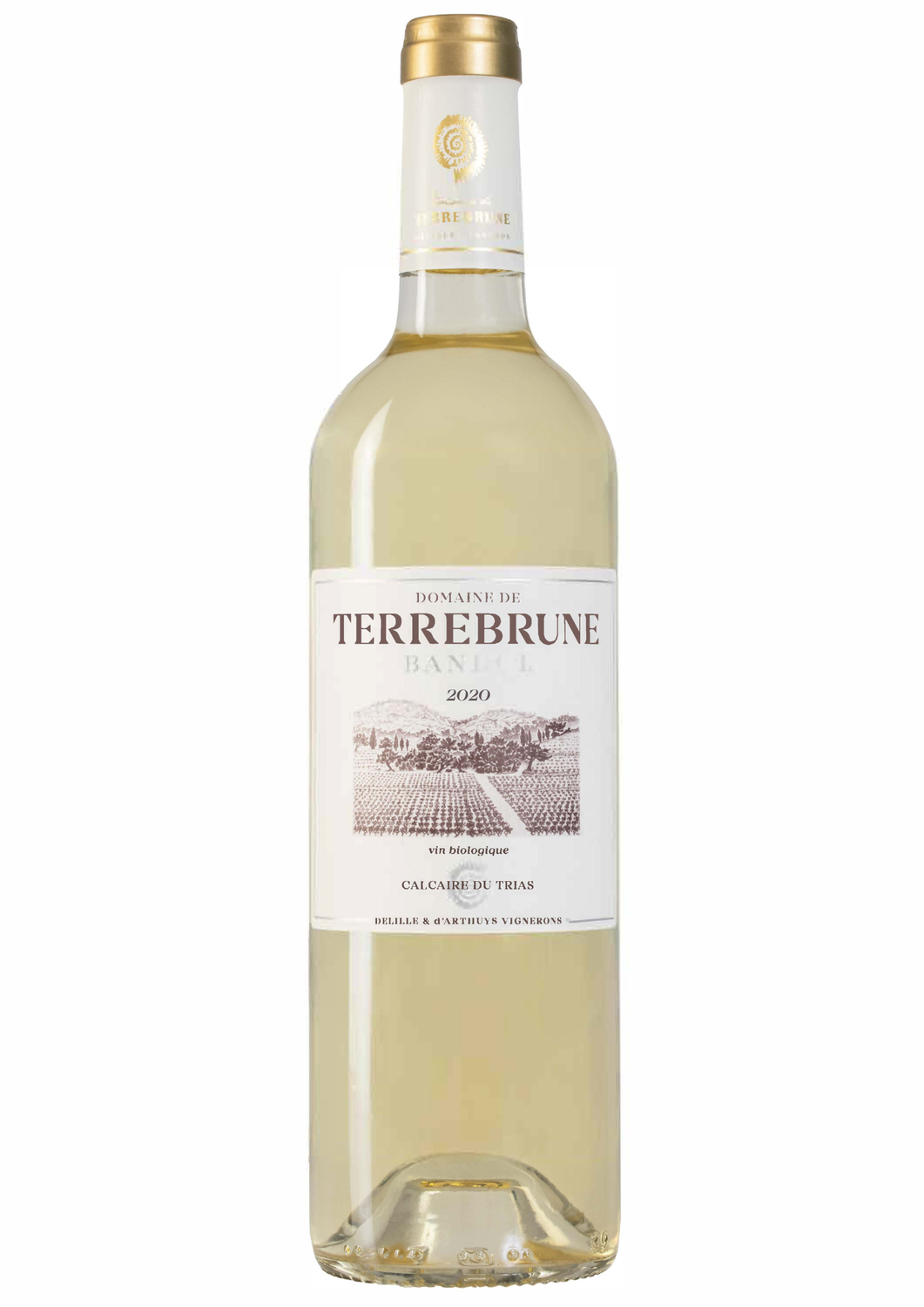 TERREBRUNE BLANC 2020 (Par caisse de 6 bouteilles, 35 €/bouteille)