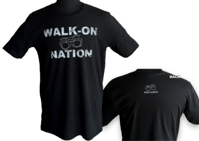 WALK-ON NATION Black T-Shirt
