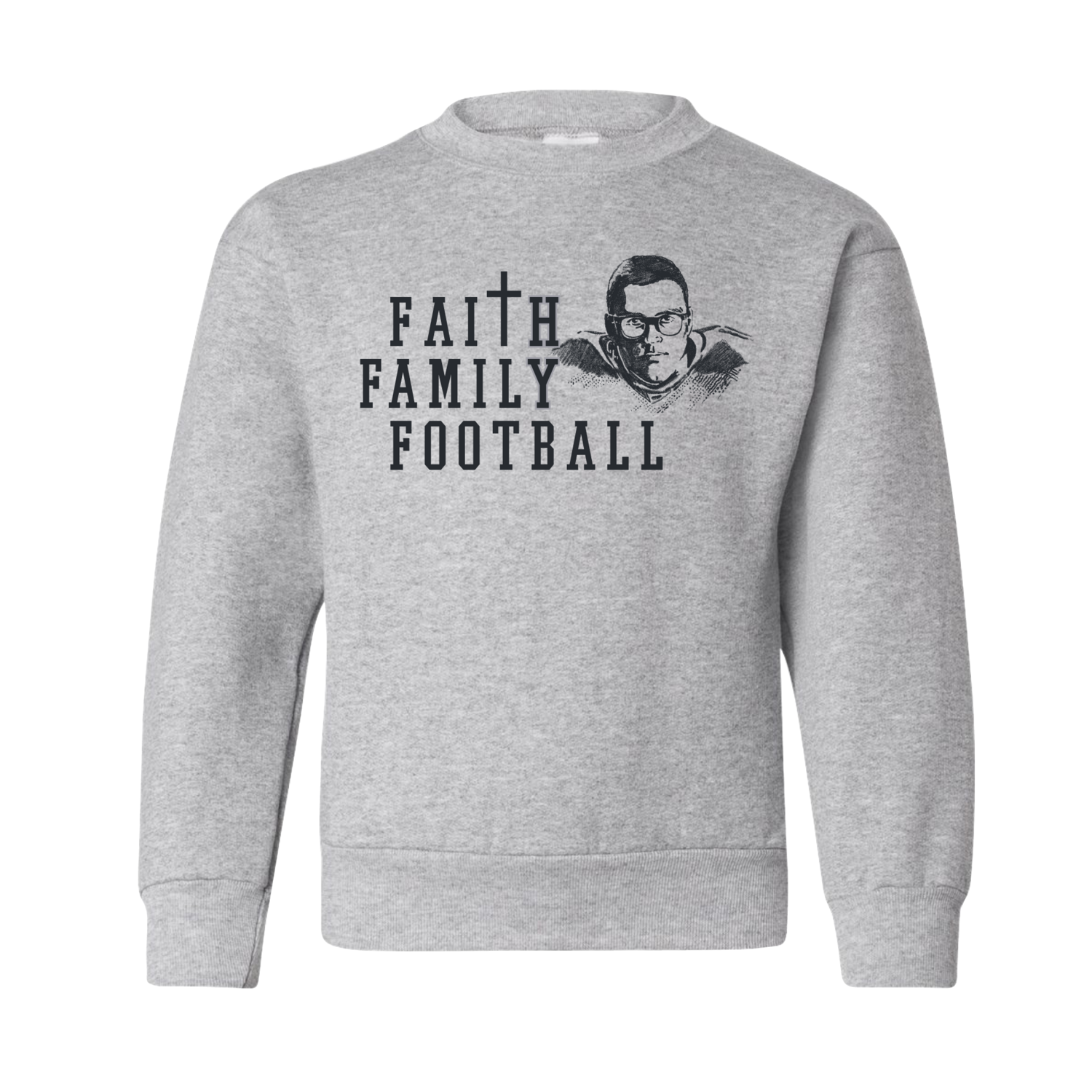 Faith, Family Football - YOUTH T-Shirt & Sweatshirt Faith, Family Football - YOUTH T-Shirt & Sweatshirt