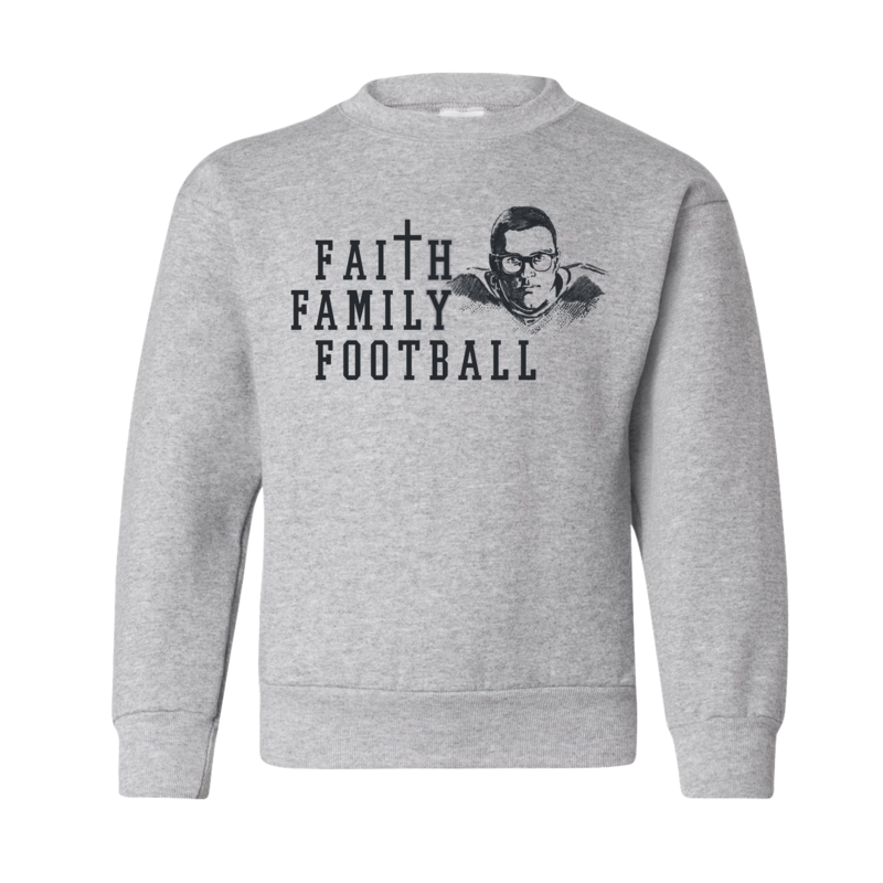 Faith, Family Football - YOUTH T-Shirt & Sweatshirt Faith, Family Football - YOUTH T-Shirt & Sweatshirt
