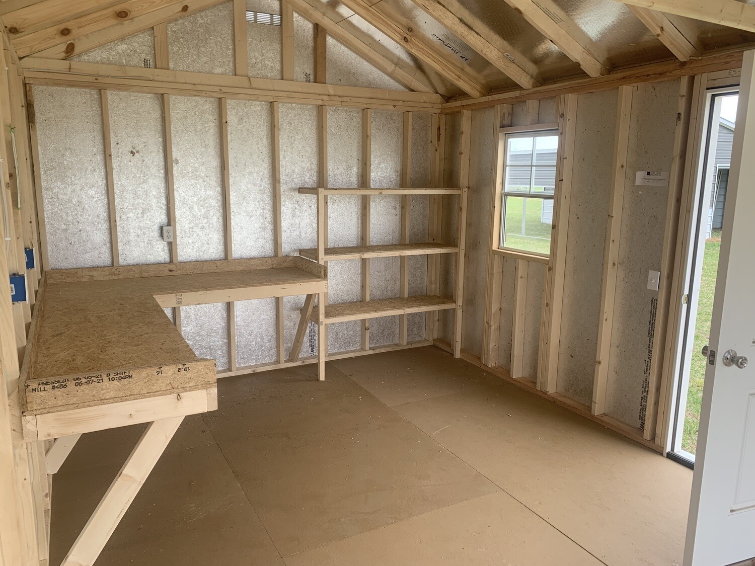 12x20 Utility Shed + Radiant Barrier (40% OF - RFD)