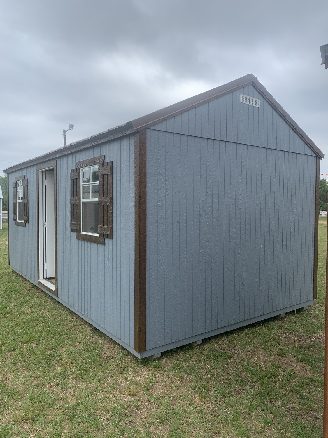12x20 Utility Shed + Radiant Barrier (40% OF - RFD)