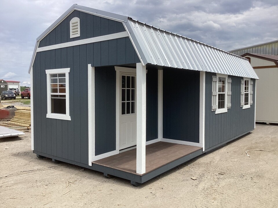 12 X 24 Estate Lofted Barn w/Side Porch 12 X 24 Estate Lofted Barn w/Side Porch