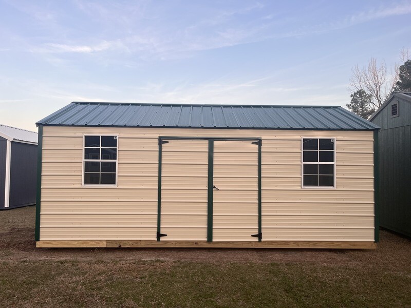 10 X 20 Metal Side Utility Shed