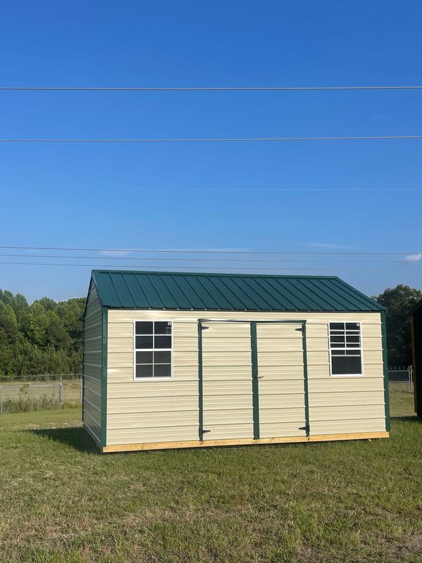12x16 Metal Side Utility Building