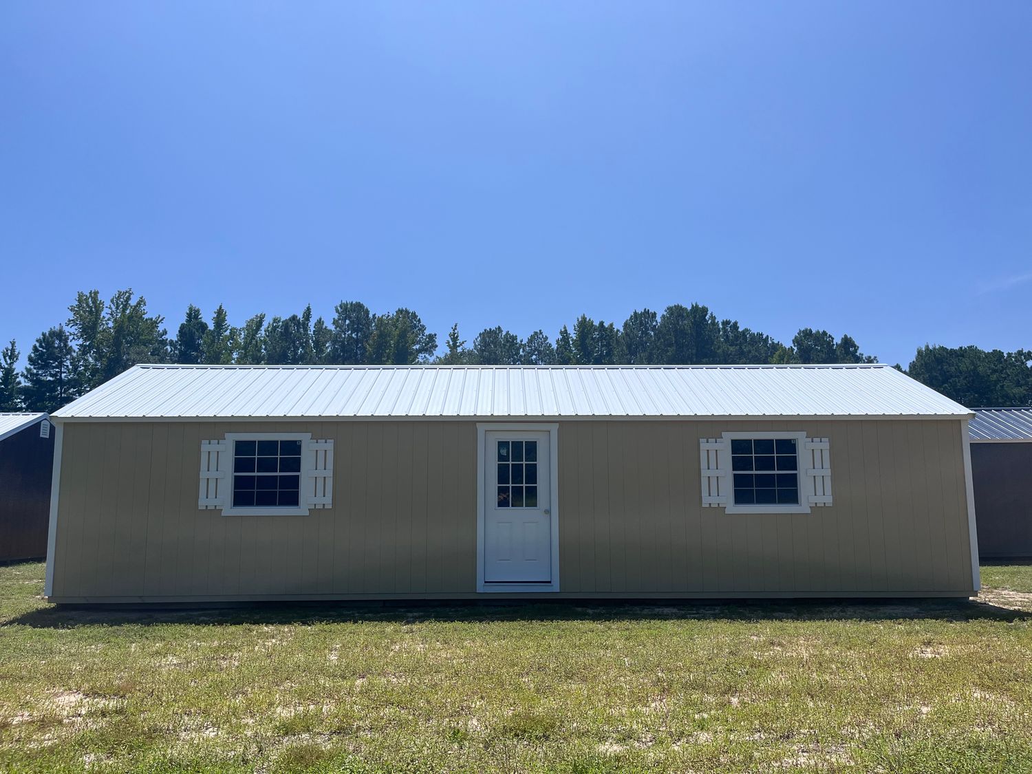 14 x 40 Side Utility Cabin Style Shed