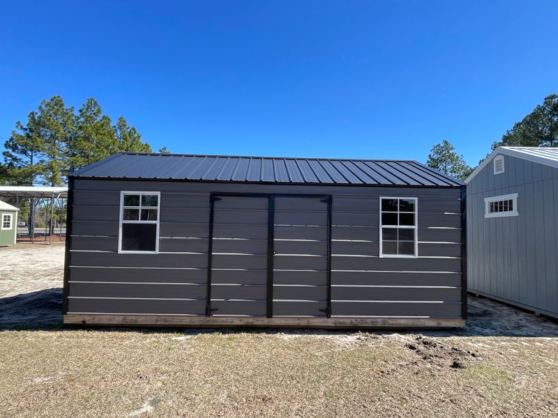 12X20 Metal Side Utility Shed