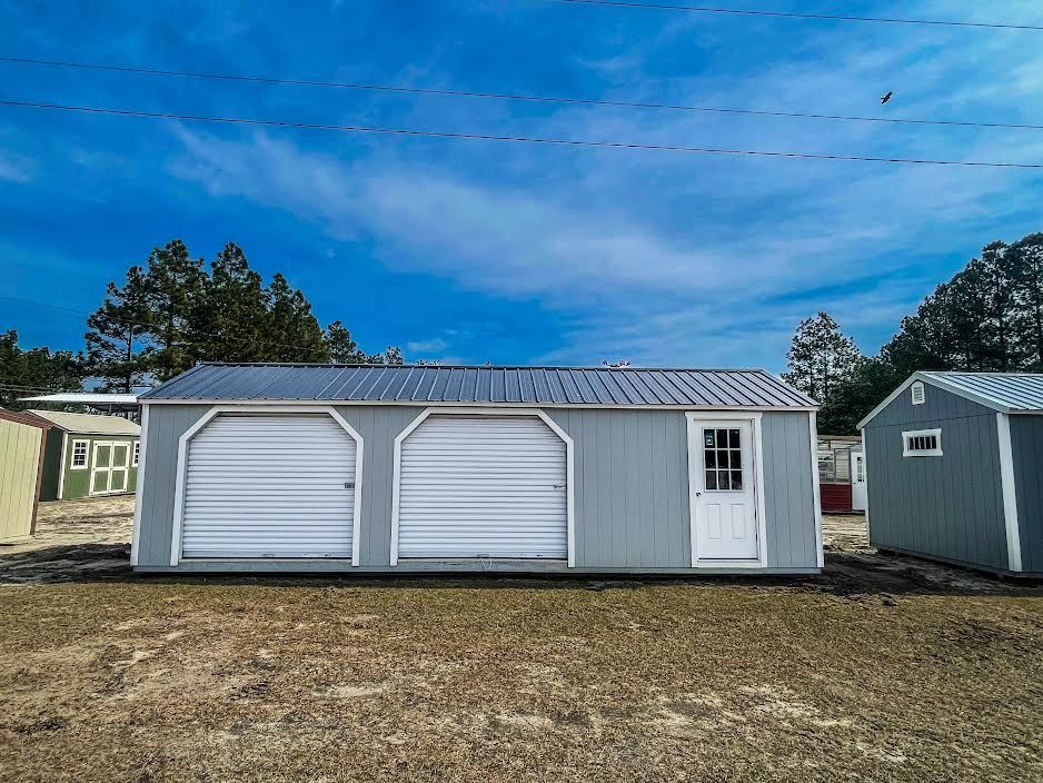 12x32 Double Garage Utility Shed
