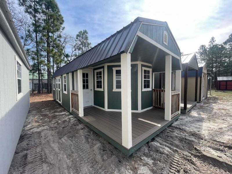 12X32 Deluxe Porch Utility Shed