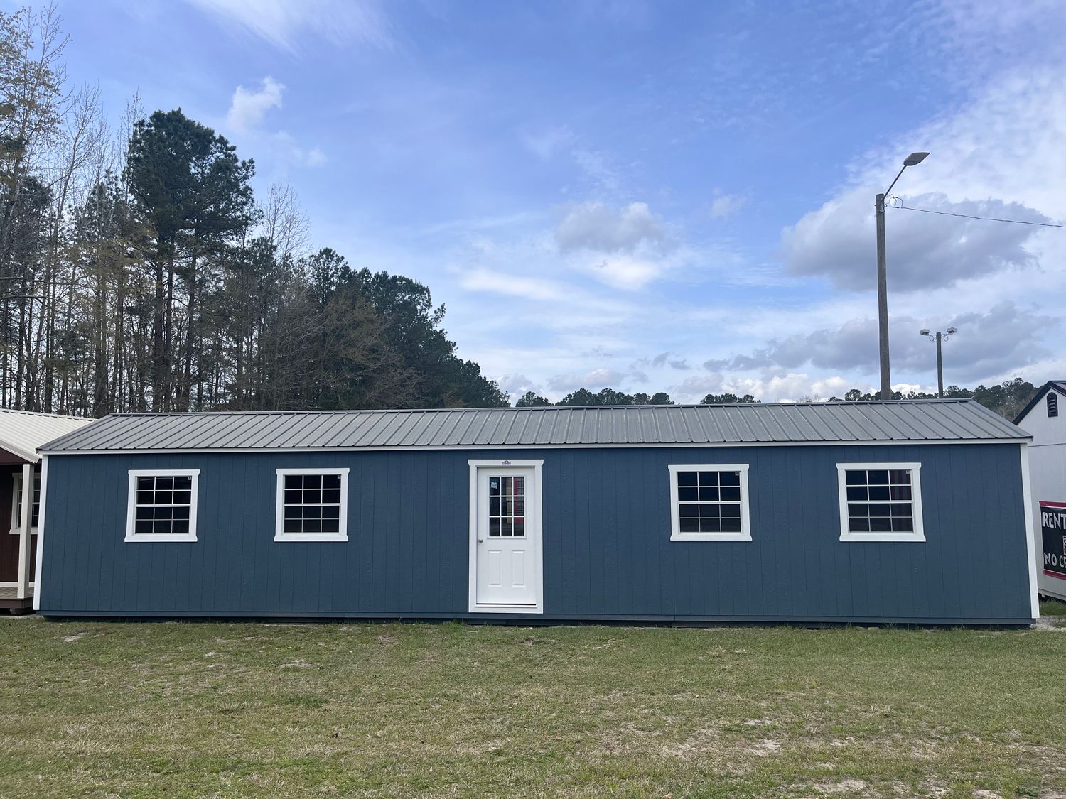 12 x 48 Side Utility Shed