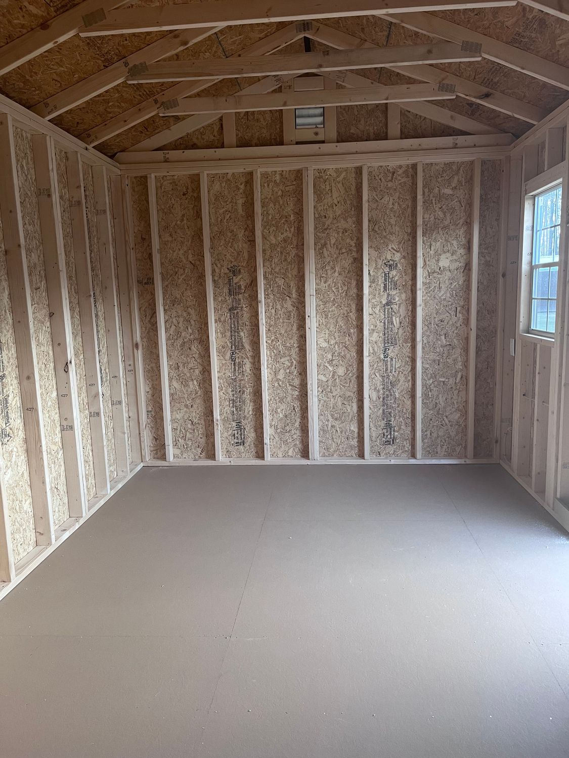 10 x 16 Side Utility Shed