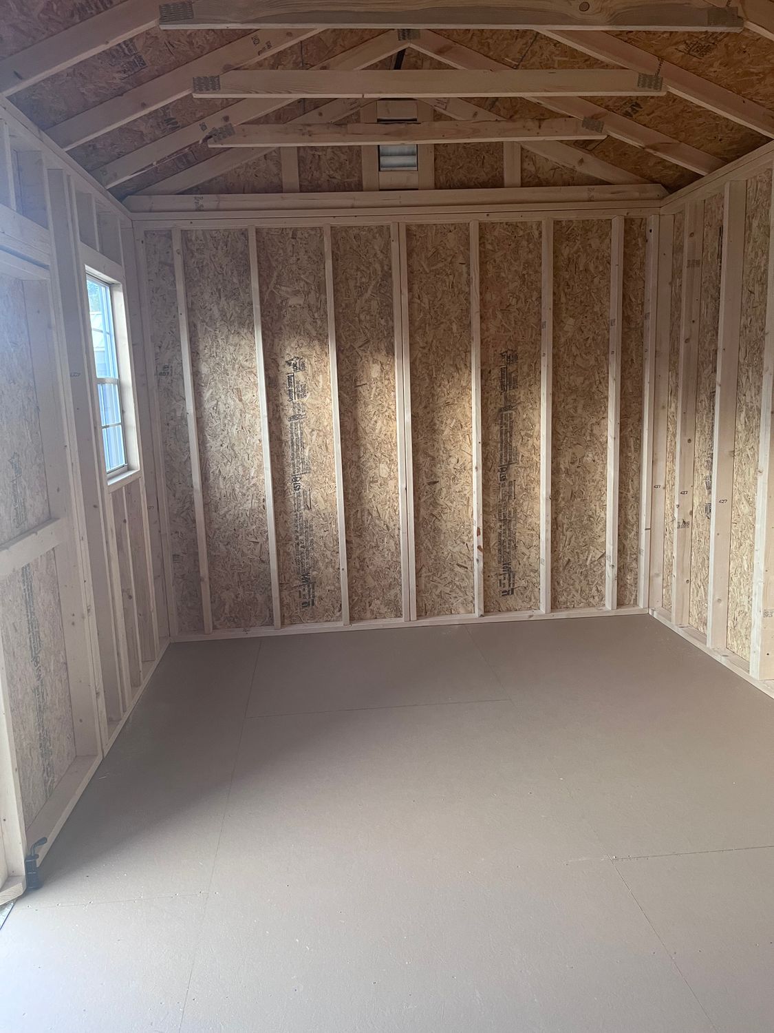 10 x 16 Side Utility Shed