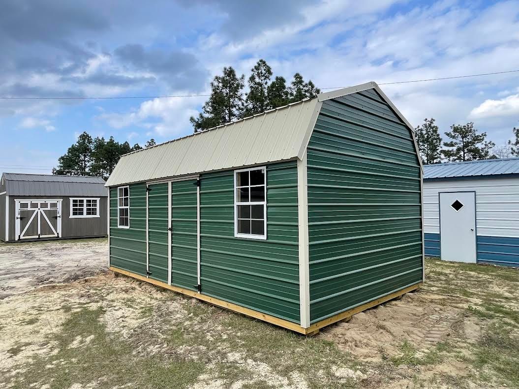12x20 METAL SIDE LOFTED BARN