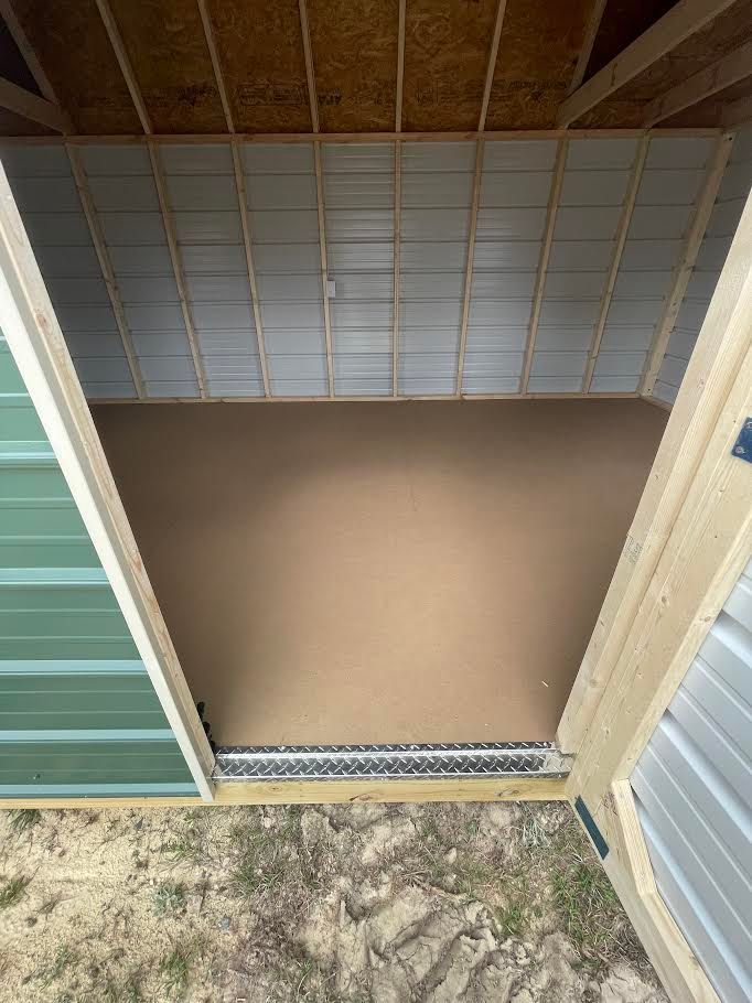 12x20 METAL SIDE LOFTED BARN