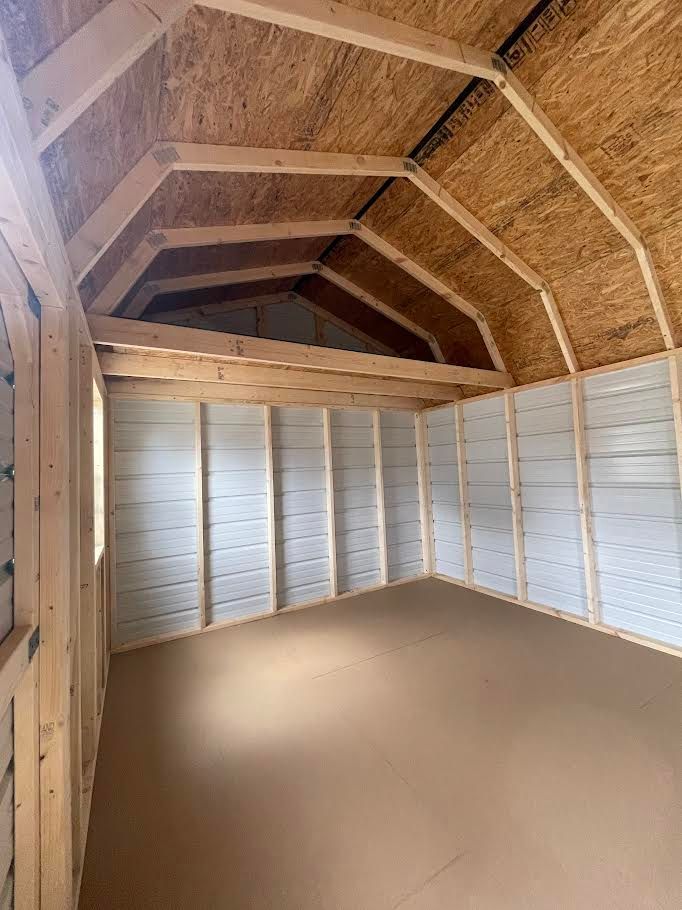 12x20 METAL SIDE LOFTED BARN