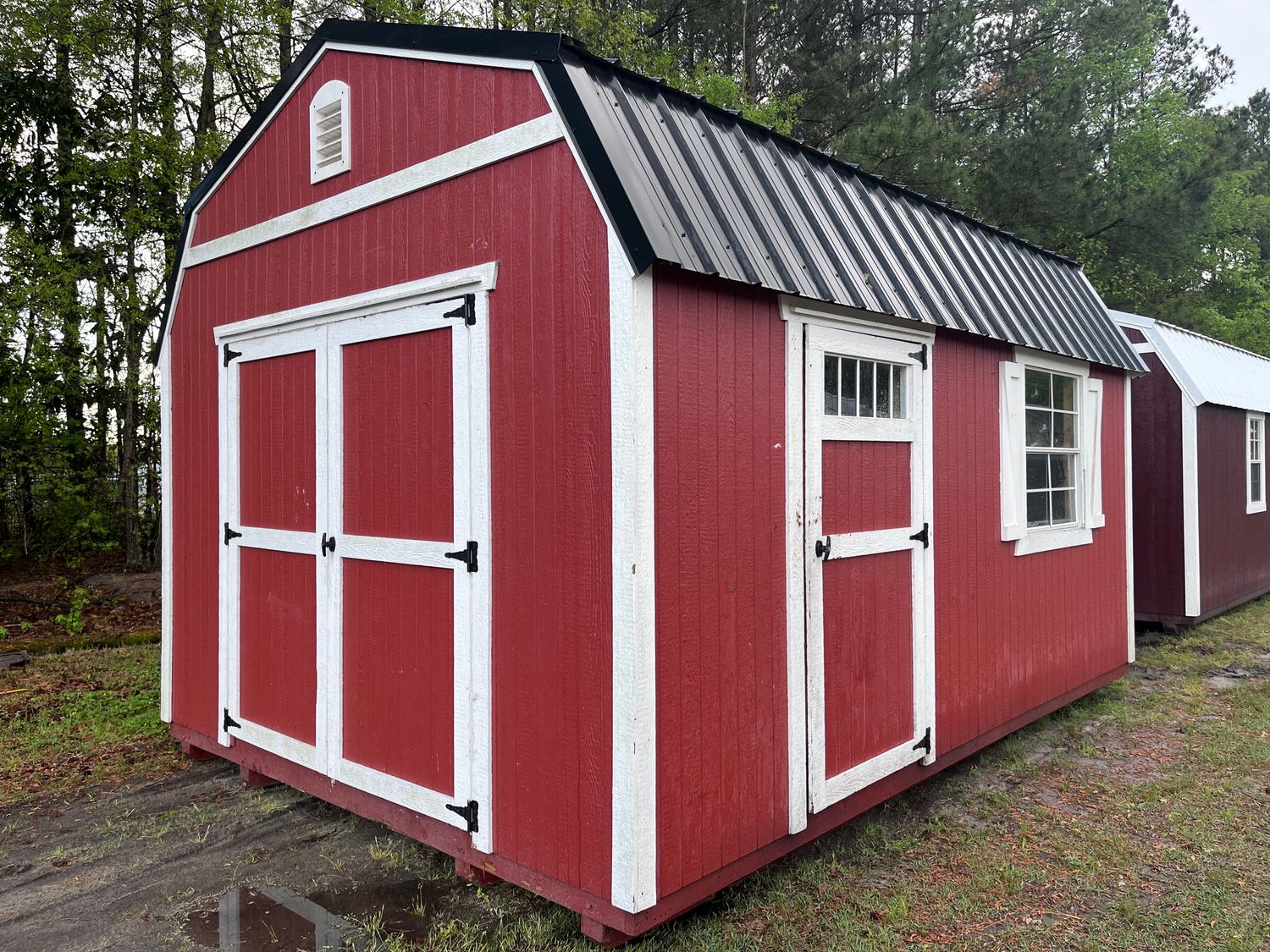 12 x 16 Side Lofted Barn (Repo Special)Laurinburg Location
