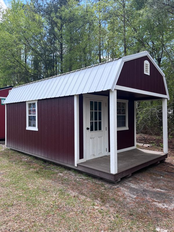 10 x 20 Lofted Barn Cabin (Repo Special) Laurinburg Location
