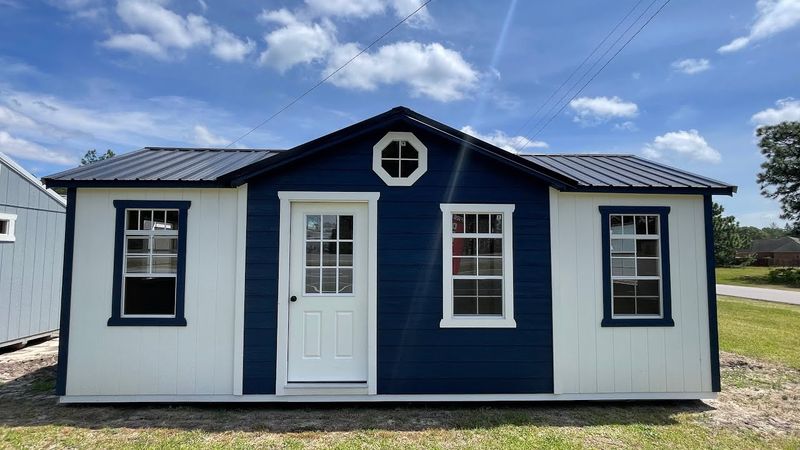 12x24 Utility Shed w/ Gable Dormer