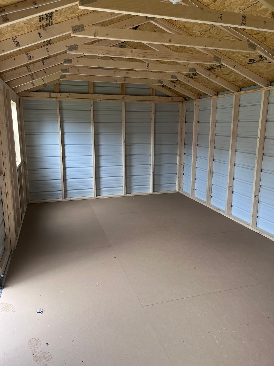 12 X 20 Metal Side Utility Shed