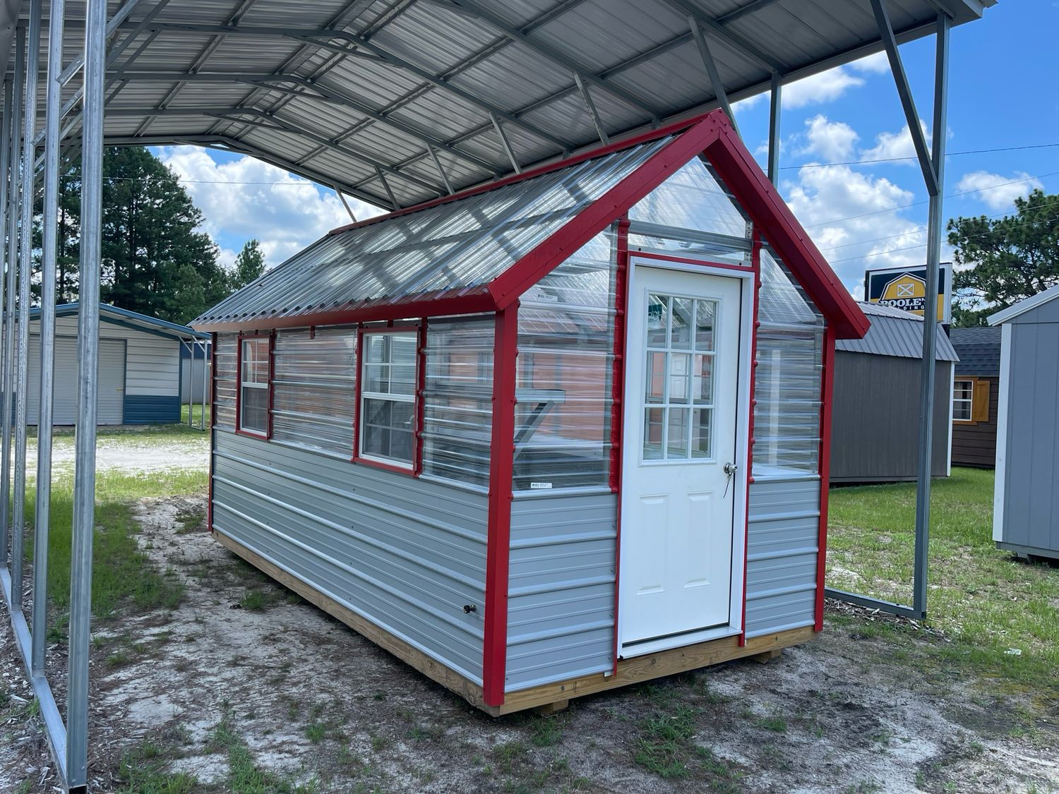 8X16 A Frame High Peak Greenhouse 8X16 A Frame High Peak Greenhouse