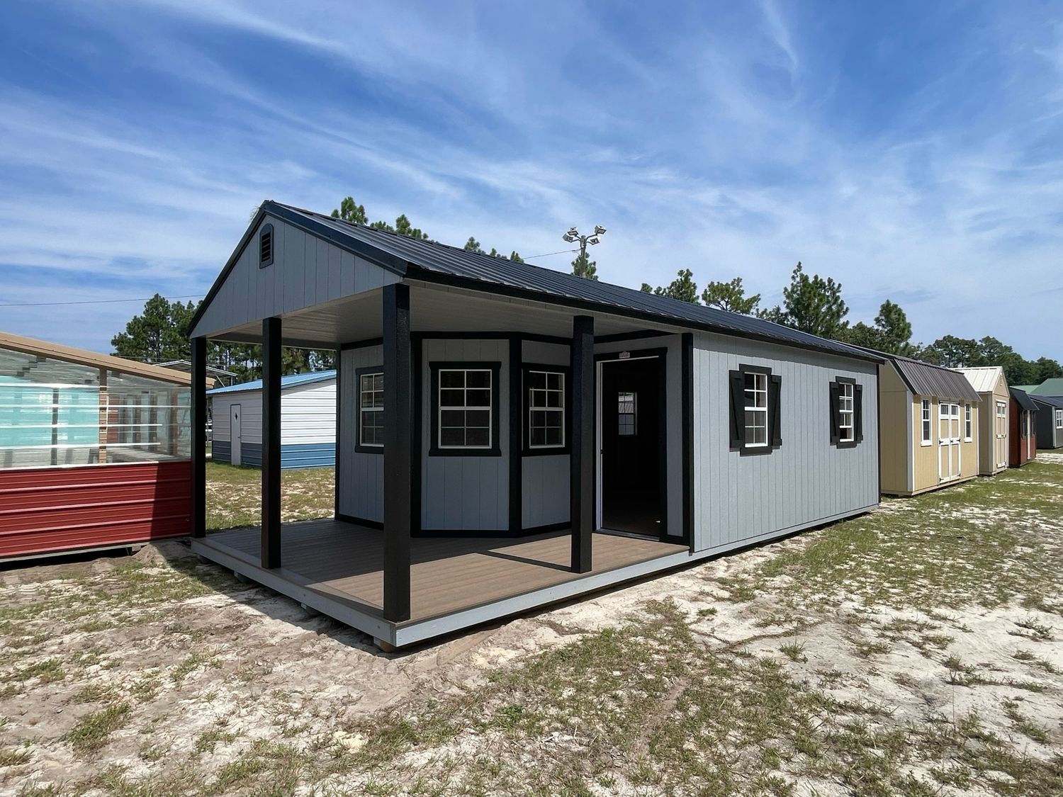 14x32 Deluxe Cabin Shed 14x32 Deluxe Cabin Shed